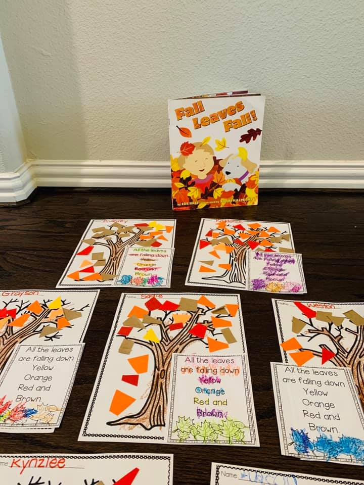 Falling Leaves Craft For Preschool Students