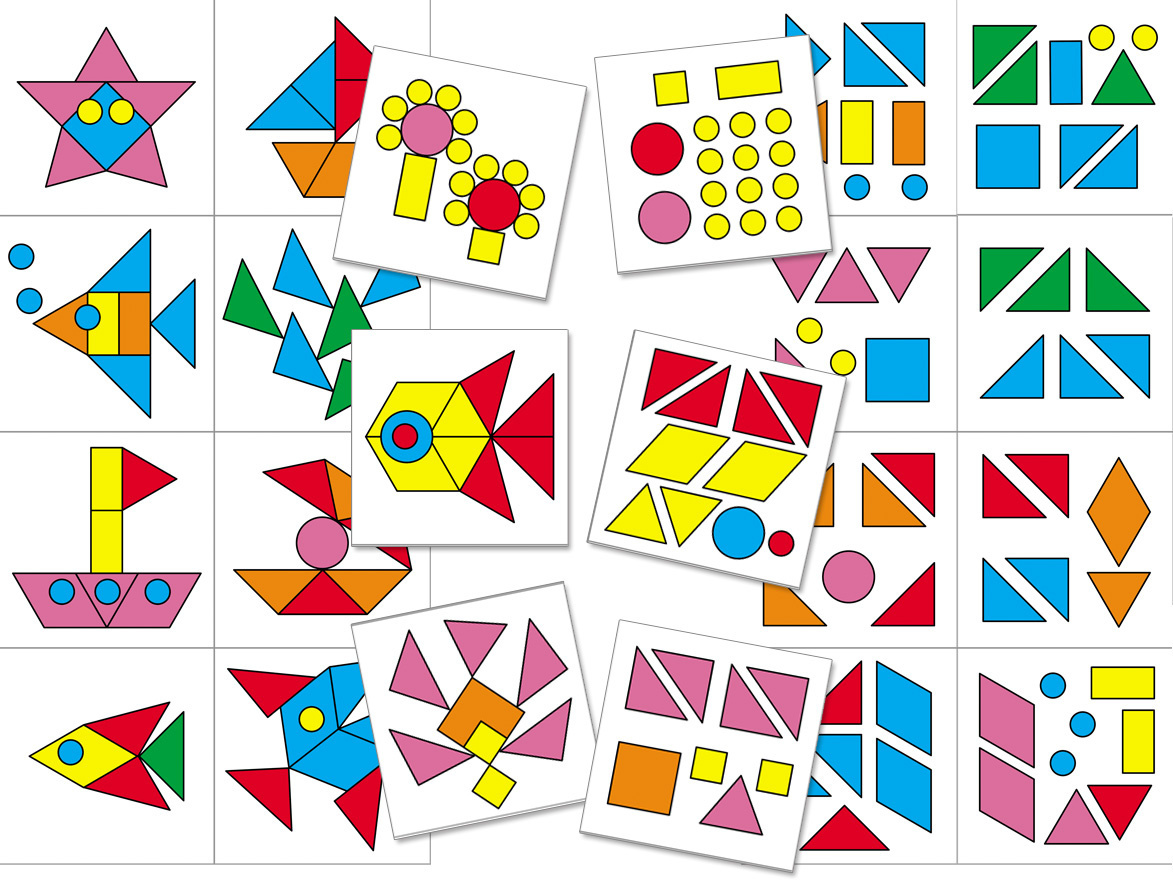 Geometric Shape Picture Making Activity for Preschoolers