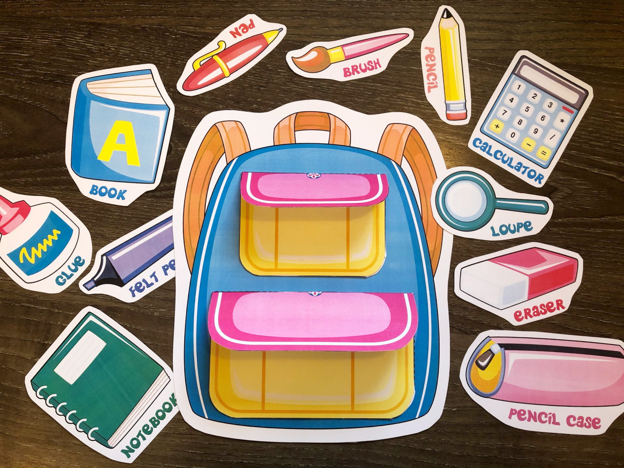 Back to School-Themed Printable Preschool Activity