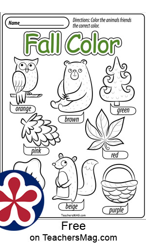 Fall Worksheets and Printables for Preschool. 