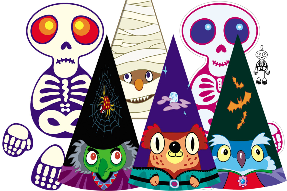 Printable Halloween-Themed Crafts for Kids