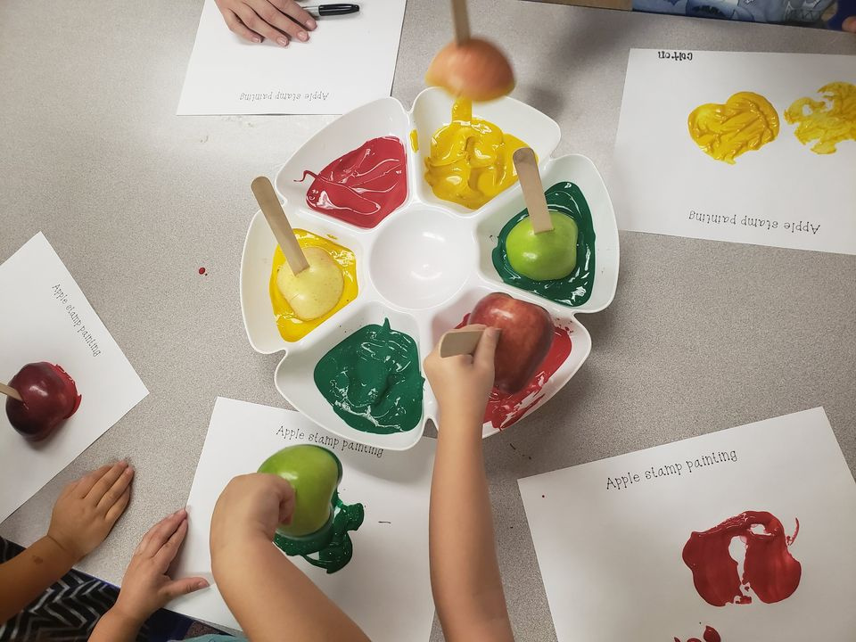 Apple Stamping Activity