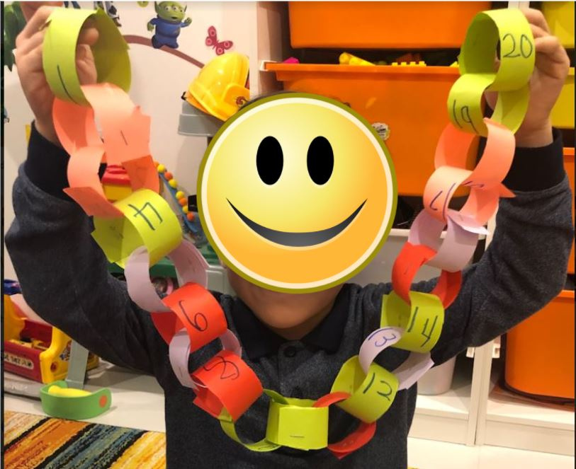 Paper Chain Math Challenge for Kids