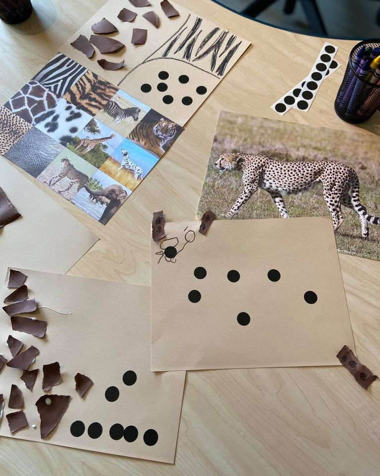Cheetah Fur Craft for Kids