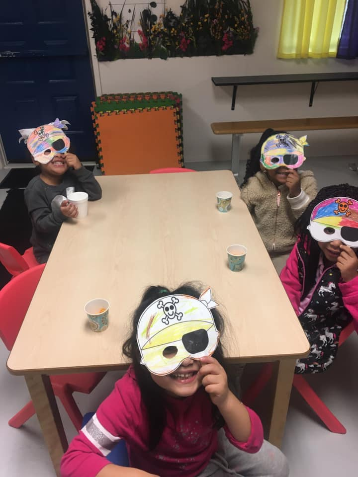 Making Pirate Masks for a Pirate Week!