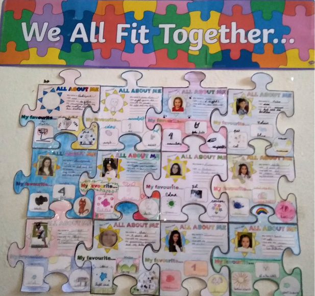 We All Fit Together Puzzle Template Free Printable Word Searches