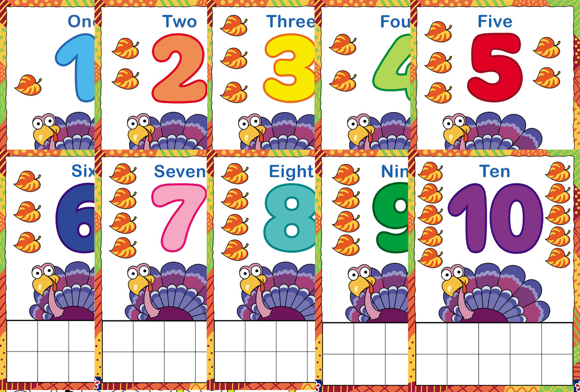 "Turkey Ten," Free Printable Math Game