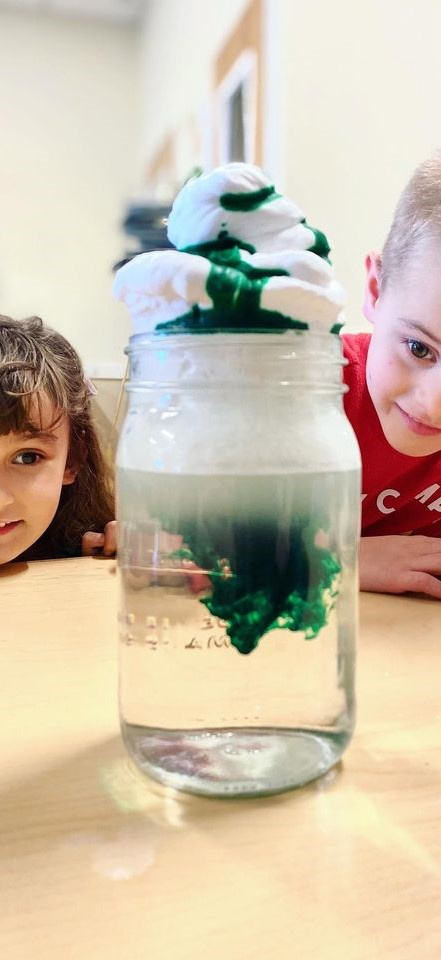 Rain Cloud in a Jar Experiment for Kids