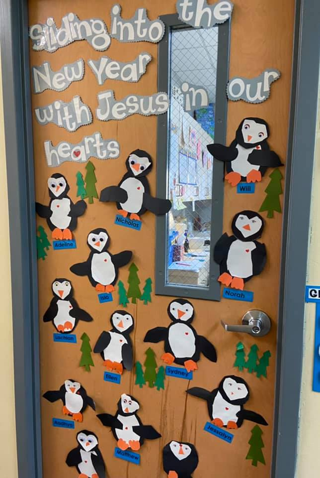 Creative January Door Decorations for Classrooms