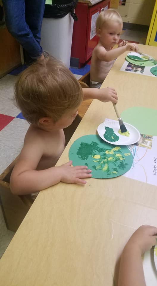 Painting the Very Hungry Caterpillar