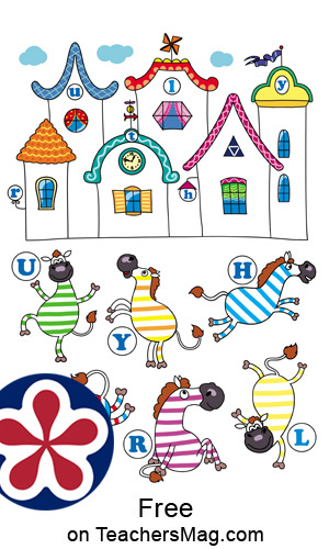 Matching Colorful Straight Lines Preschool Drawing Worksheet