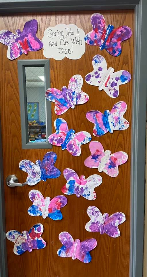 spring classroom door decorations