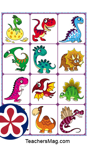 Dinosaurs Worksheets. Visual Attention Development Activities