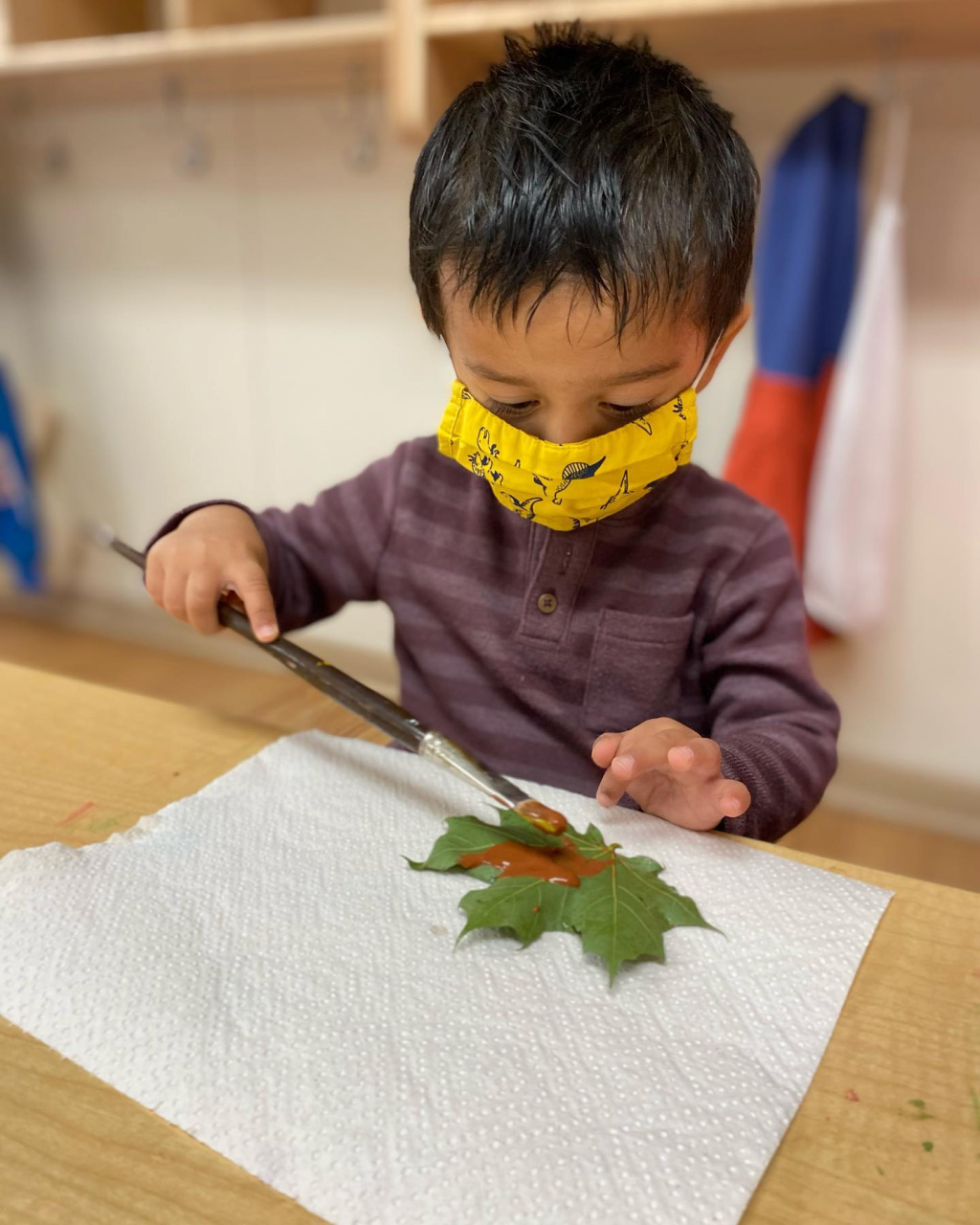 Painting Fall Leaves