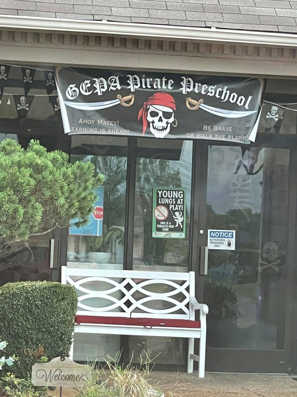 Pirate-Themed School Decorations for Halloween