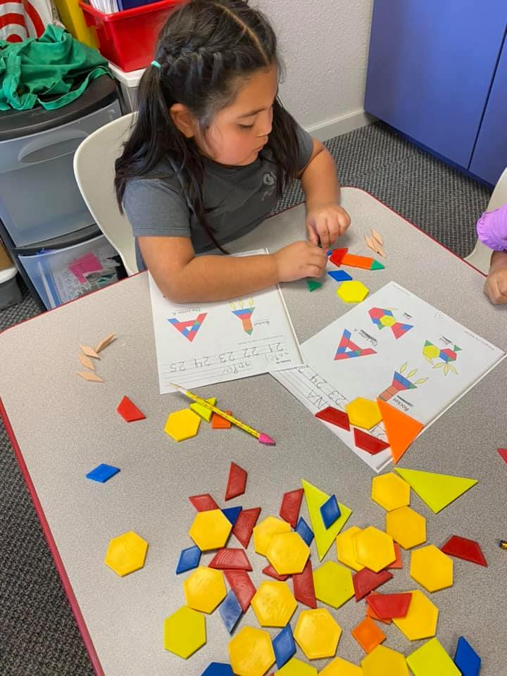 Math and Shape Activity for Kindergarten Students