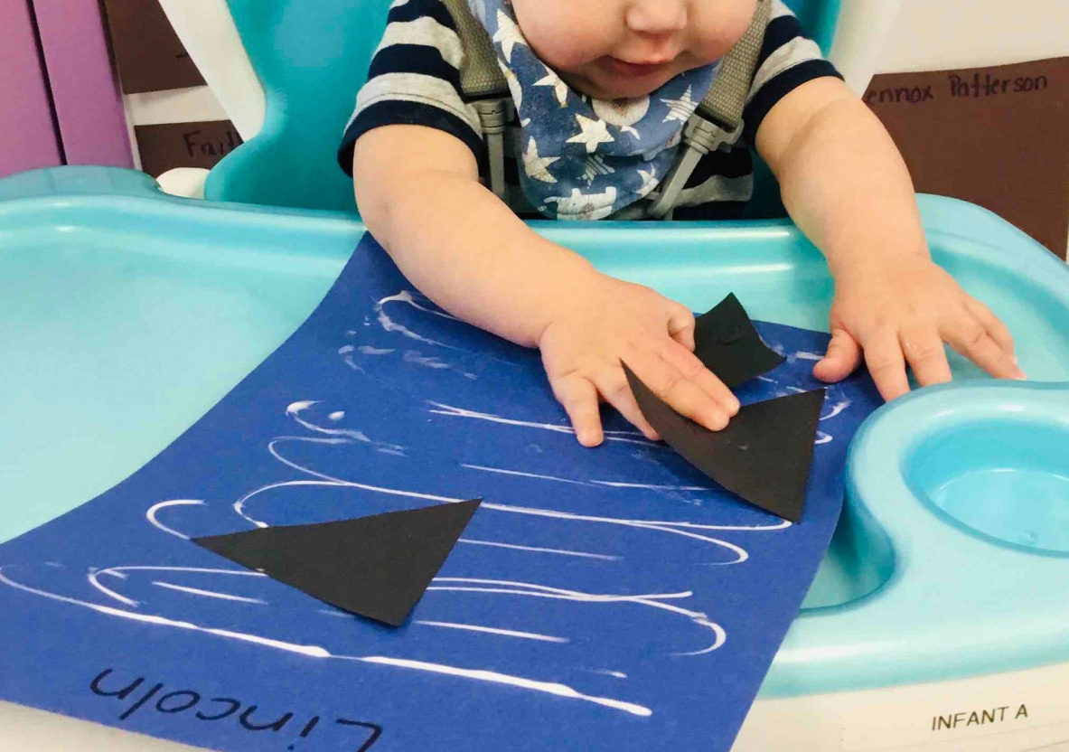 Triangle Collage Activity for Little Ones.