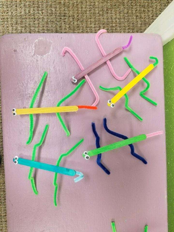 Popsicle Stick Bugs Craft