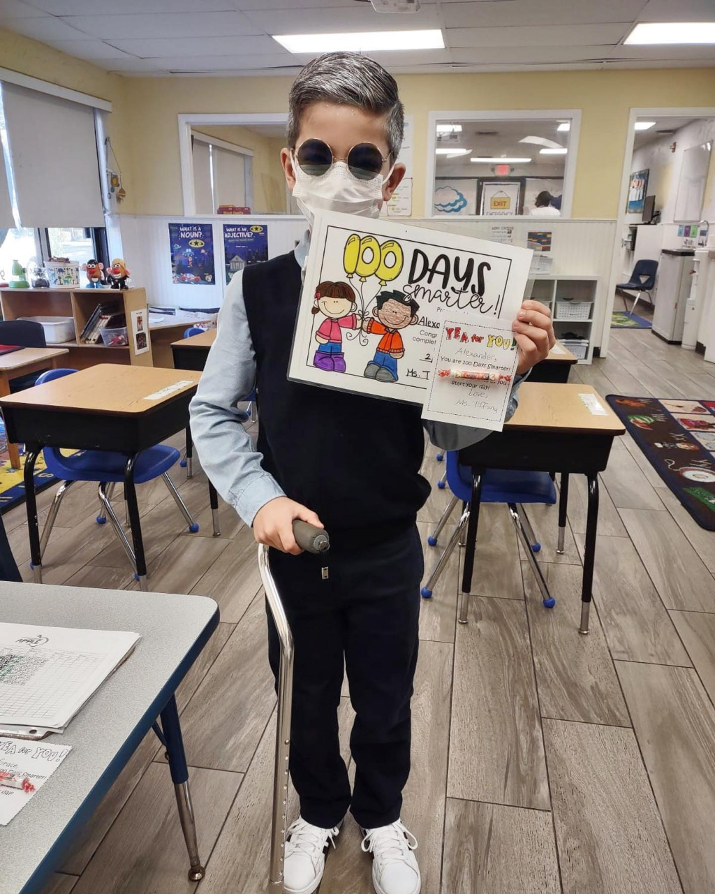 Celebrating 100 Days of School with an Old-Age Theme