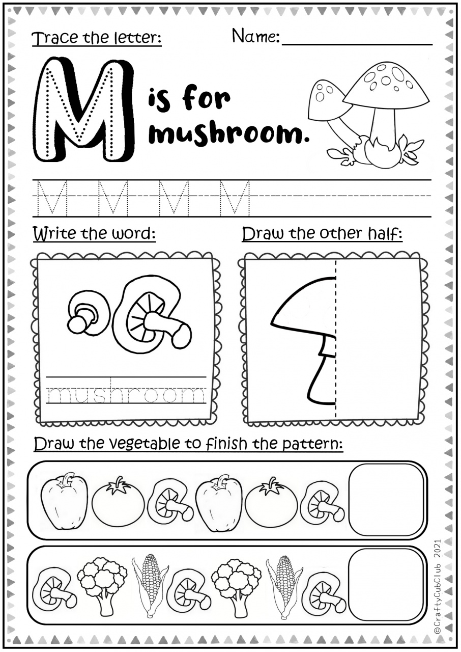 M is For Mushroom