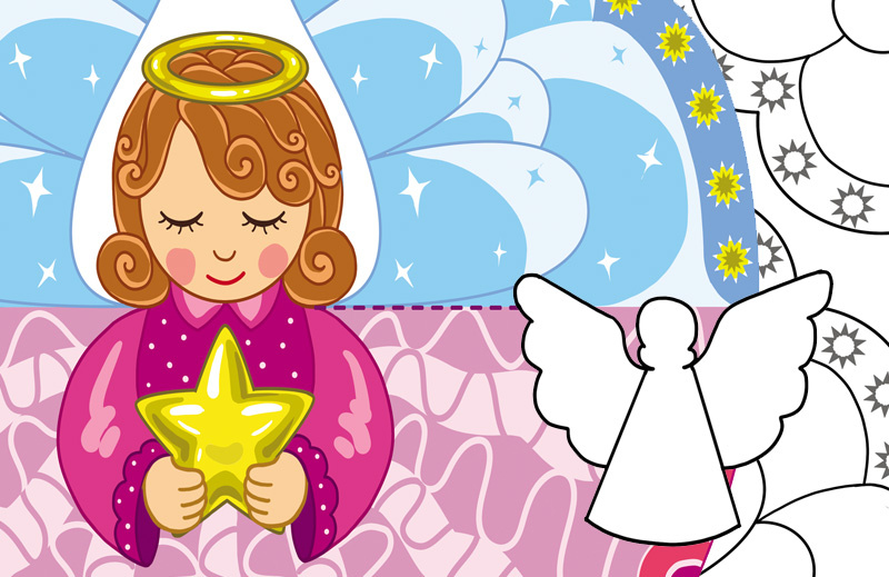 Angel Christmas Paper Craft for Kids