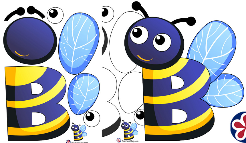 Letter B Craft for Preschoolers: B is for Bee!
