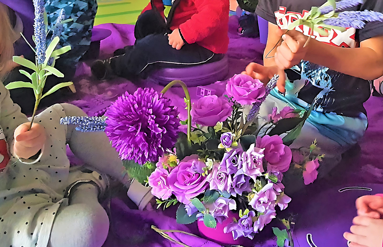 Purple Color - Flower Garden