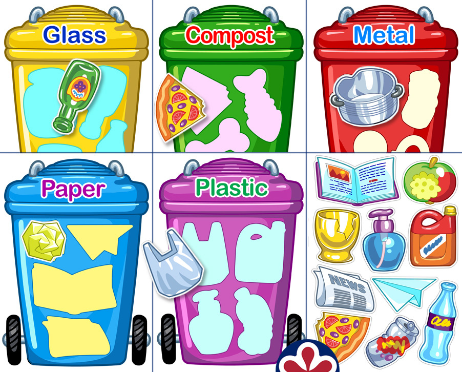 Recycling Sorting Activity for Preschoolers