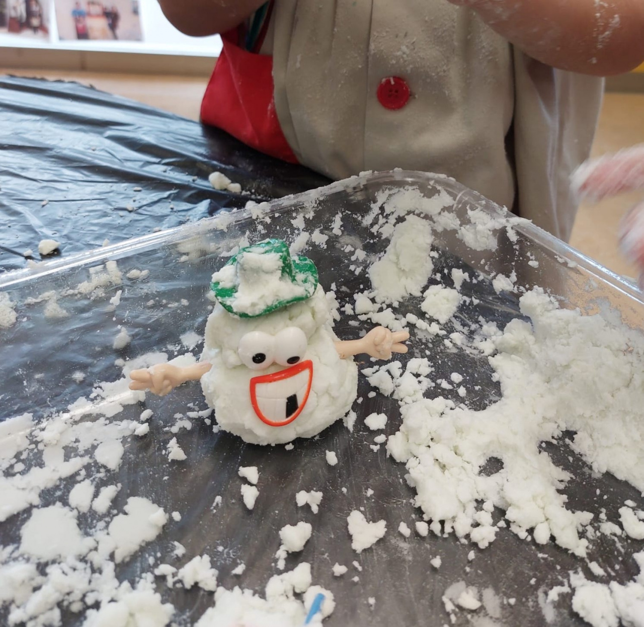 Fun Winter-themed Activities: Snow Inquiry and Sensory Snow Making