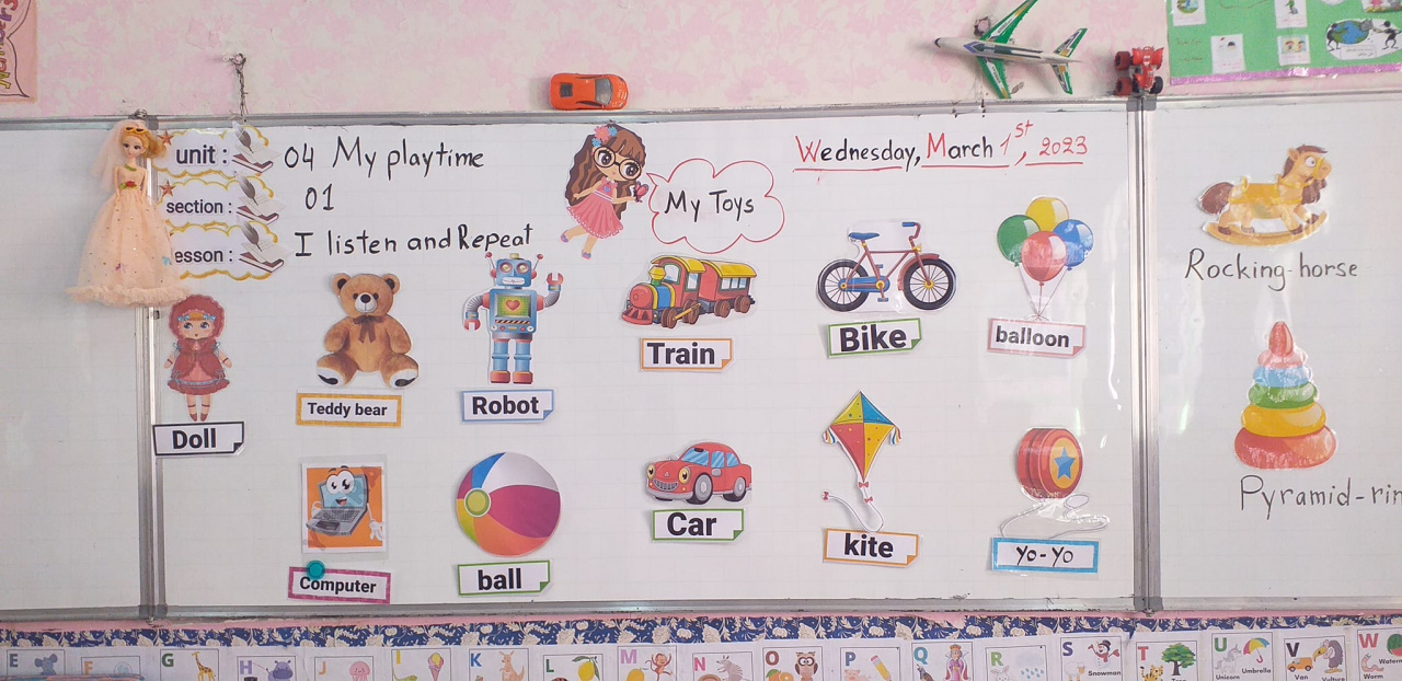 Teaching young learners ( names of toys and how to talk about their favourite toy )