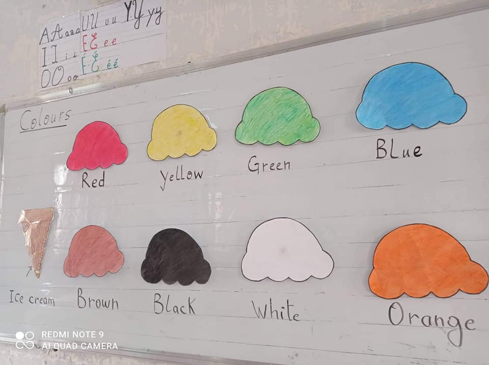 To introduce and reinforce the concept of colors to young learners using ice cream-themed