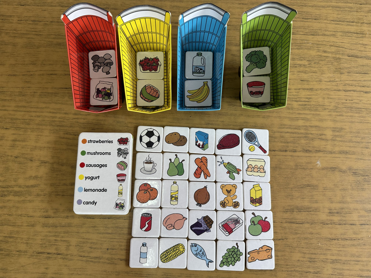 Supermarket Game For Vocabulary