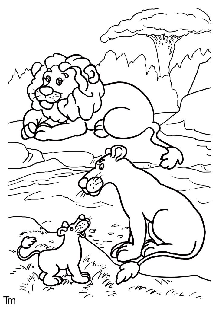 Royal Family Coloring Page