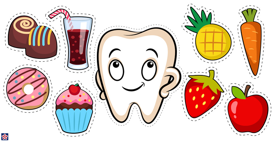 Happy and Sad Tooth Preschool Dental Health Free Printables