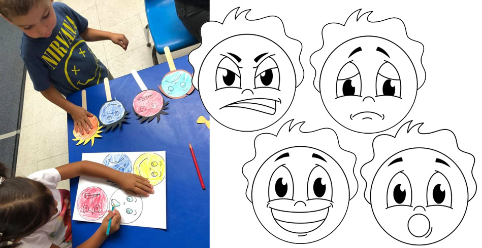 happy emotion face for kids