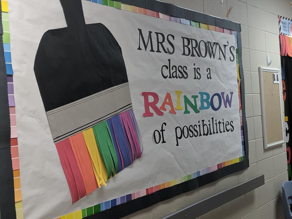 Rainbow of Possibilities Bulletin Board