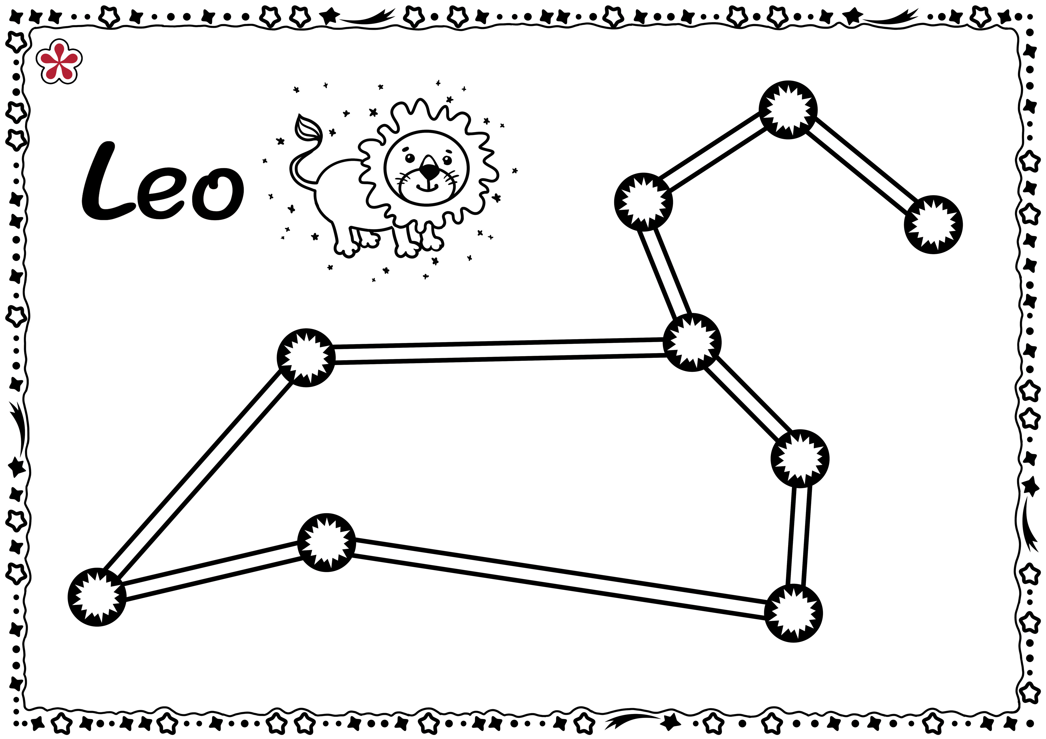 Constellation Templates For Kids.