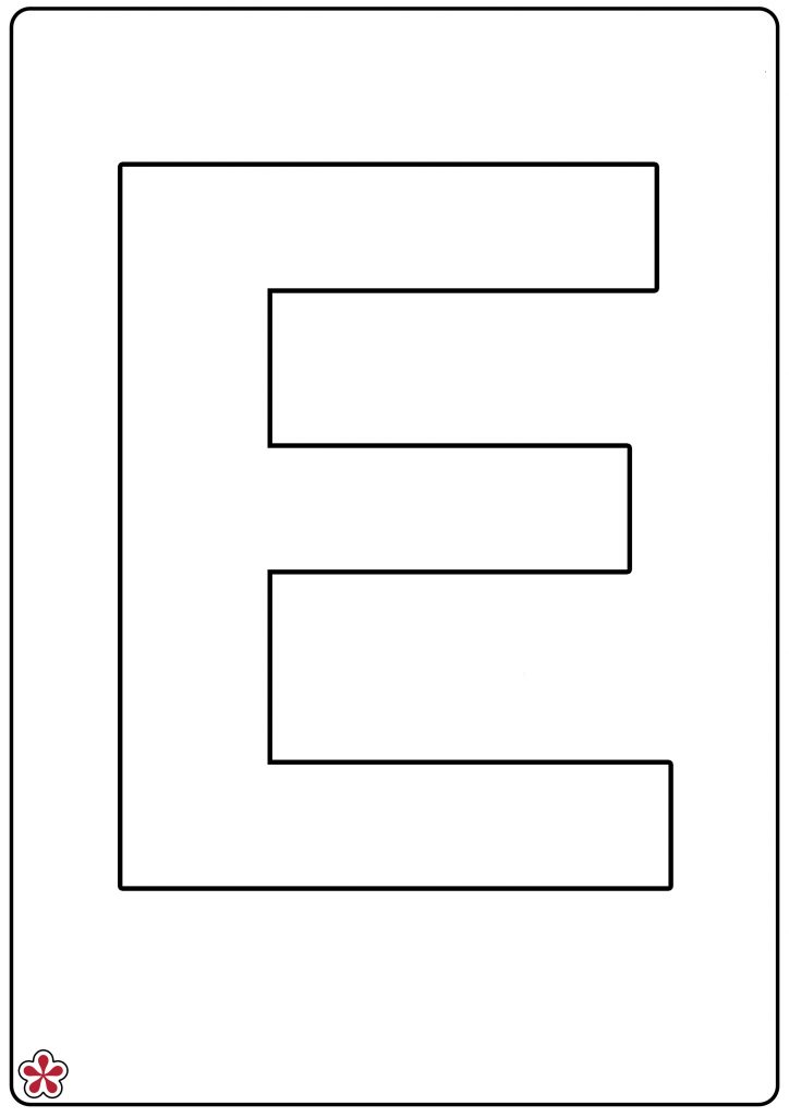 Letter C Blank Template