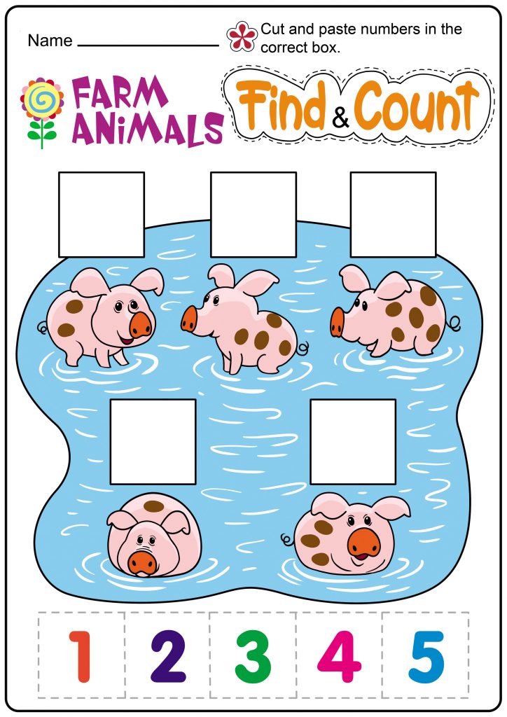 Count Pigs Worksheet