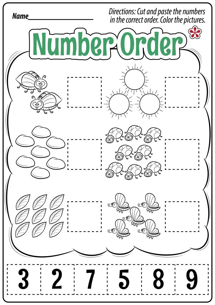 Number Order Worksheet