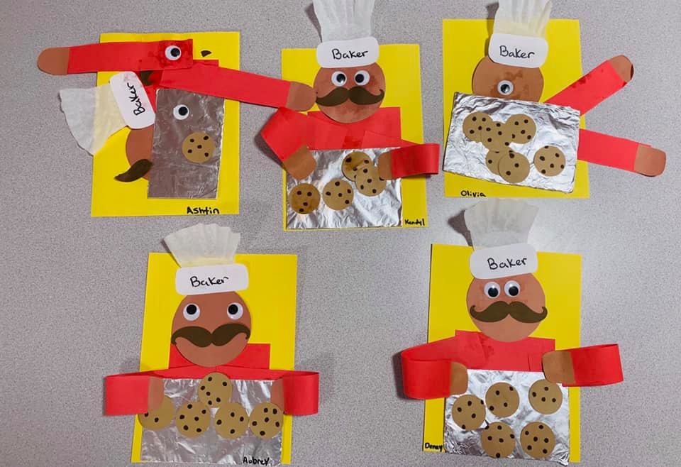 paper-plate-chef-craft  Kindergarten crafts, Community helpers