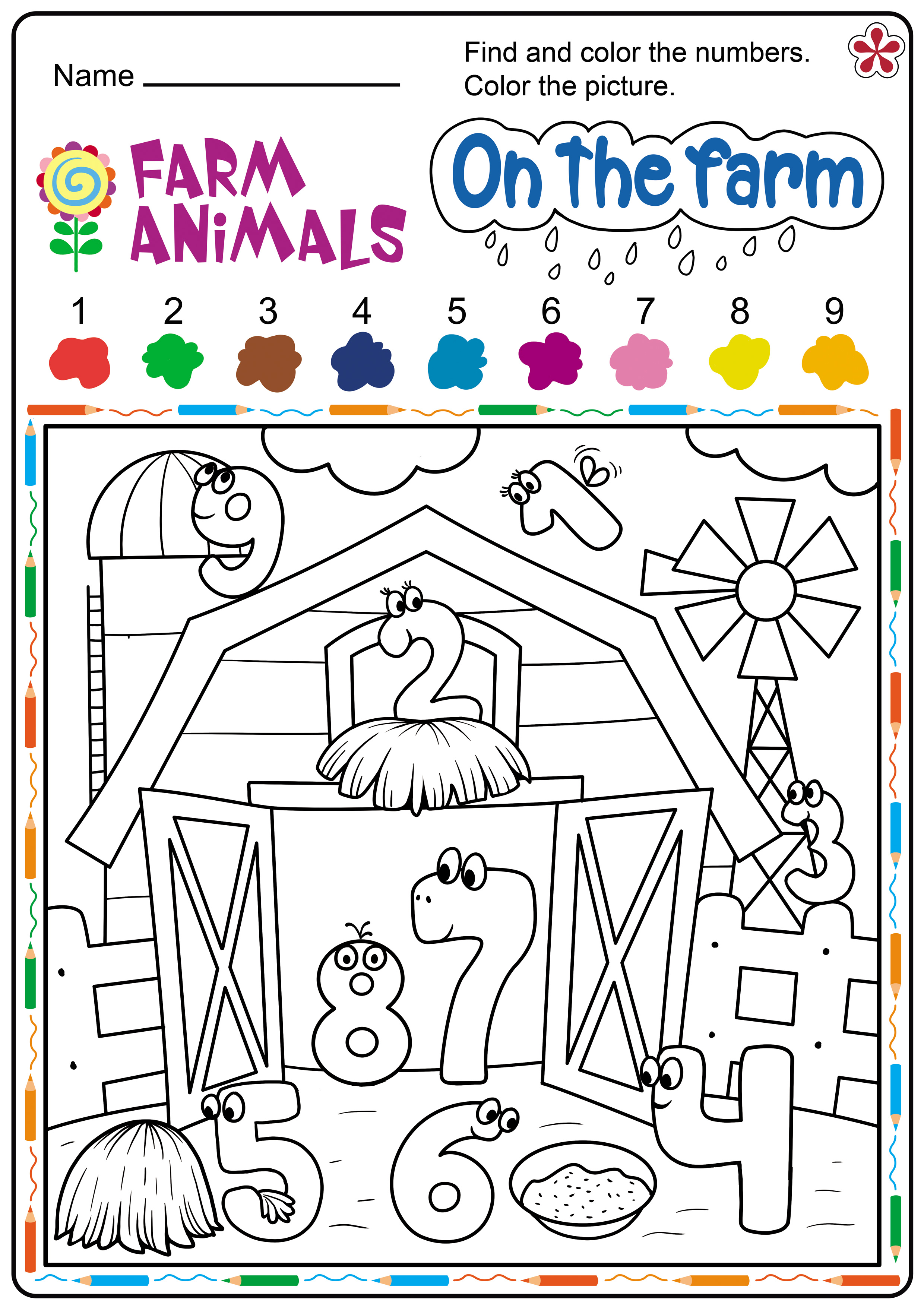 Free Printable Animal Worksheets For Preschool