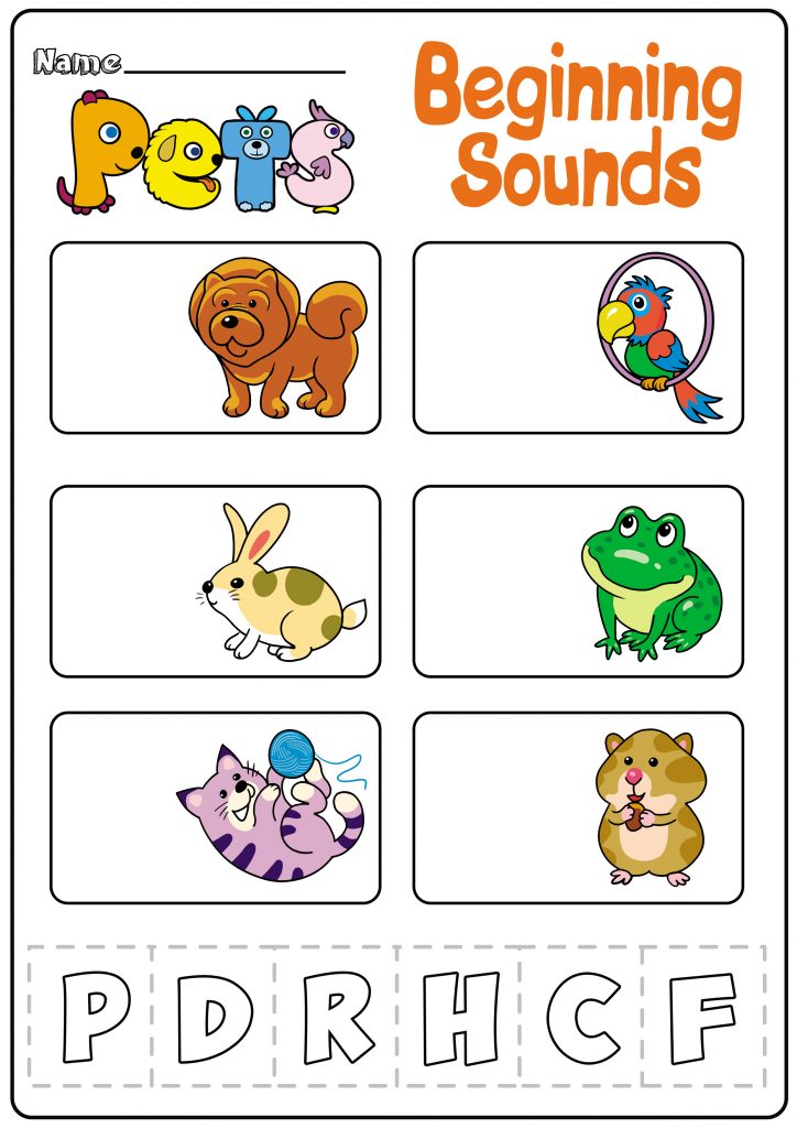 Beginning Sounds Worksheet