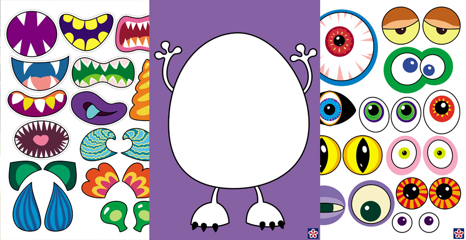 Free Download Monster Template - FREE PRINTABLE TEMPLATES