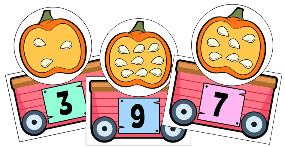 Free pumpkin matching game printable