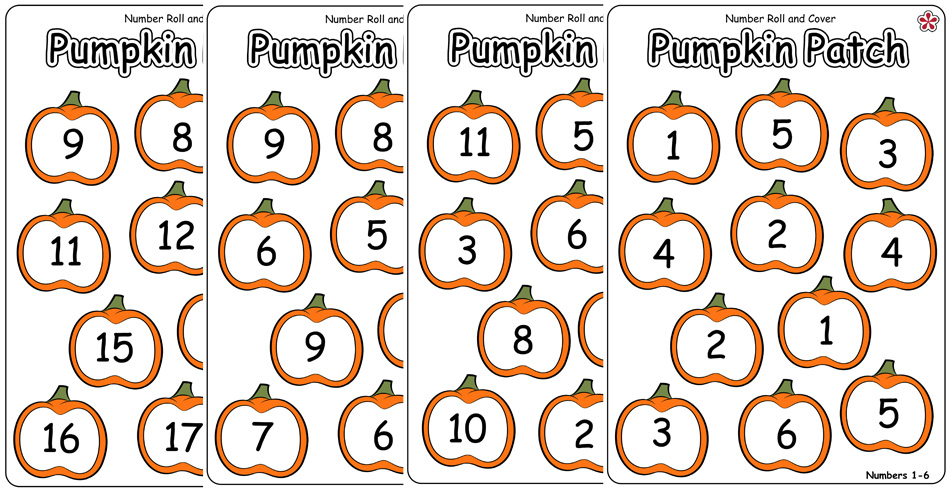 Pumpkin Patch Roll and Cover Games