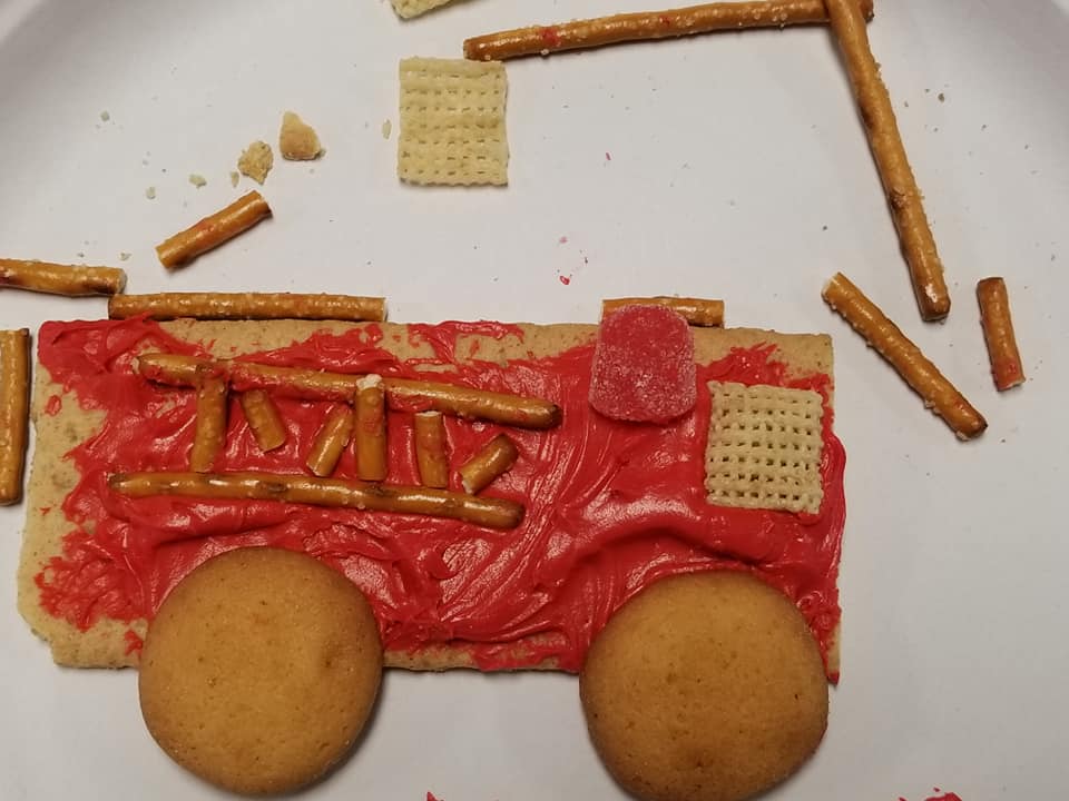 Fire Truck Snack Activity