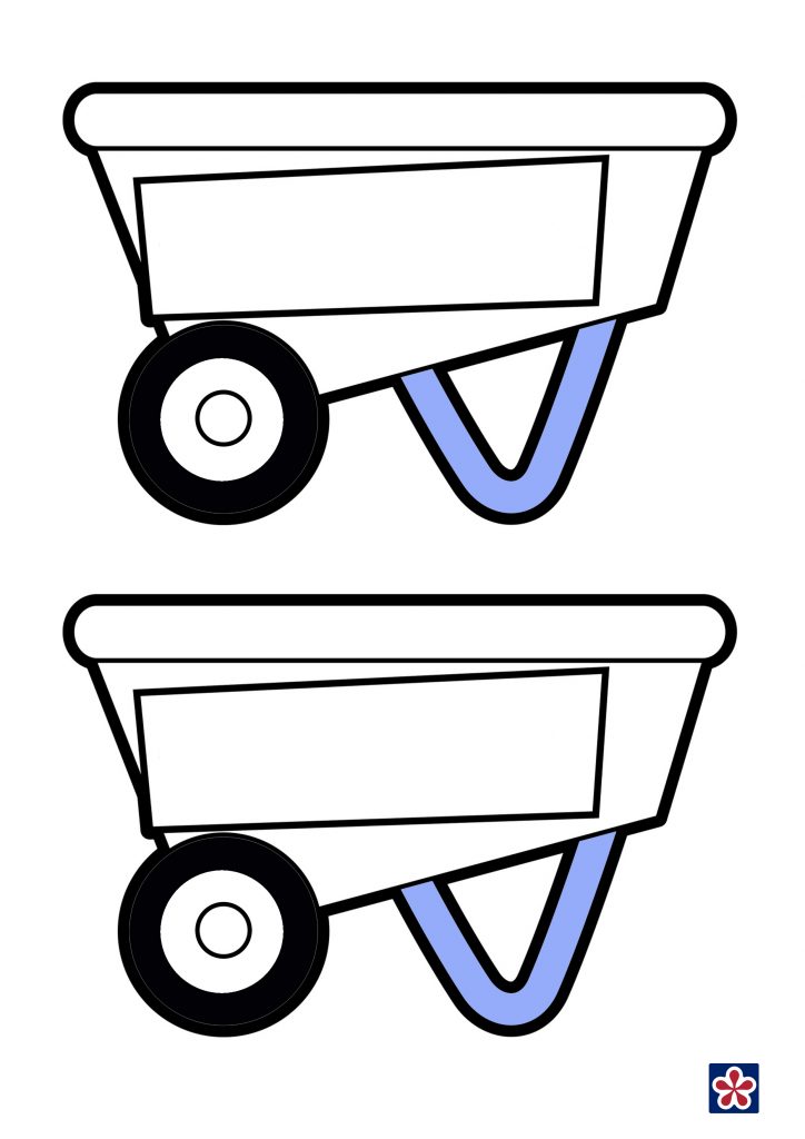 Free Wheelbarrow Printable