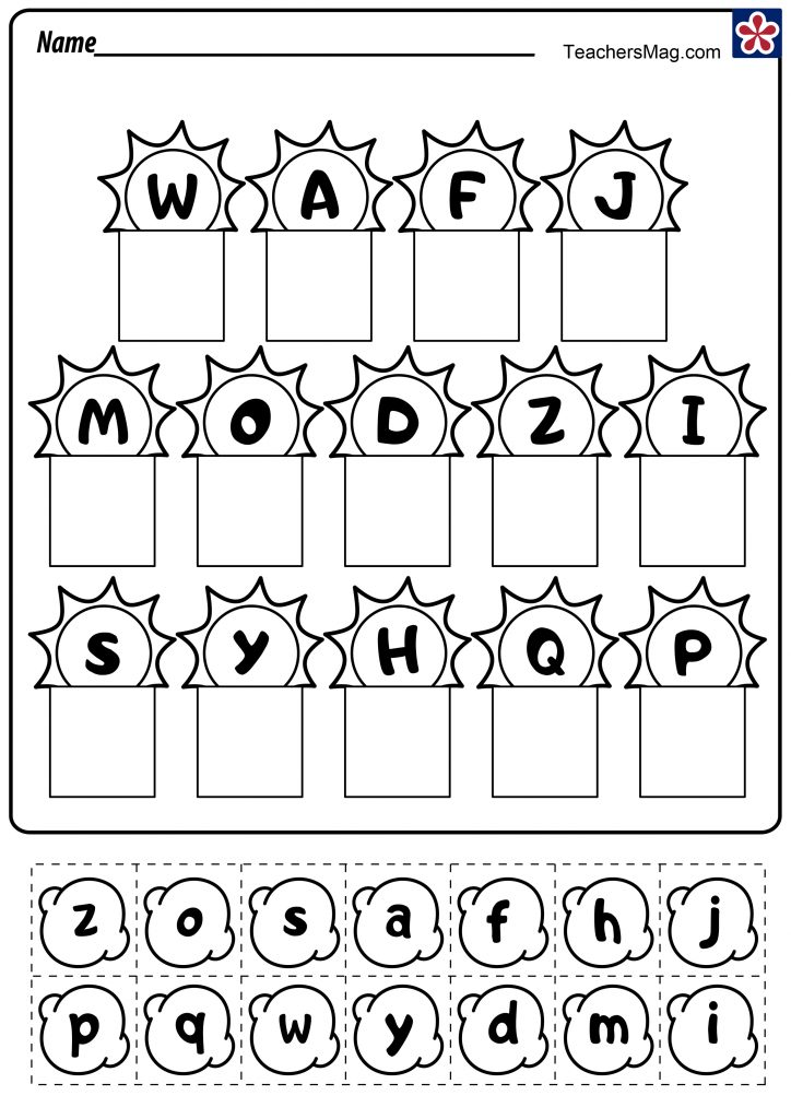 Lowercase Matching Worksheet