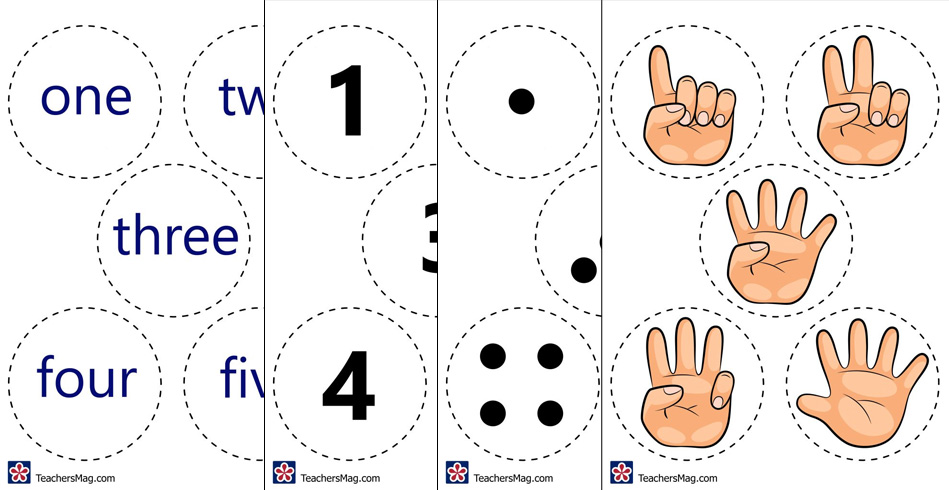 Number Recognition Cards